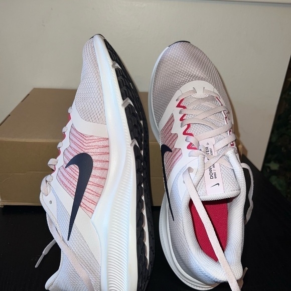 NIKE DOWNSHIFTER WOMEN SIZE 10NEW PINK AND BLACKENED BLUE RUNNING SHOES - Picture 11 of 11